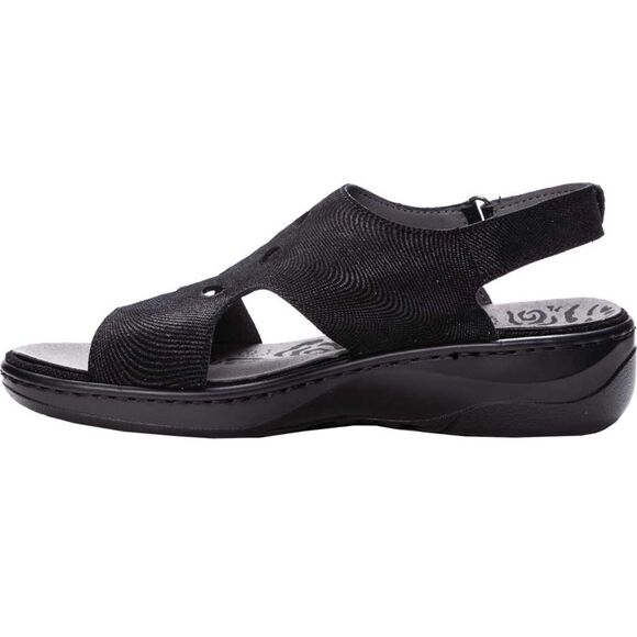 NWT PROPET Gabbie Black Size 6X(2E) Sandals Slingback Extra Cushioned Open Toe - Picture 3 of 12